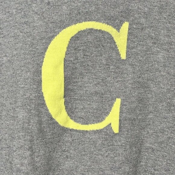 Old Navy Long Sleeve Sweater Women Size Small Solid Basic Gray "C" Logo - Picture 5 of 9